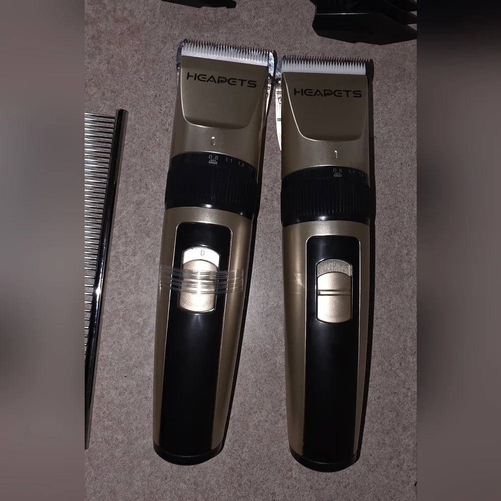 Professional Dog Hair Clipper Set - Black and Gold